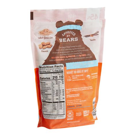 Bear Naked V Nilla Almond Granola Oz Case