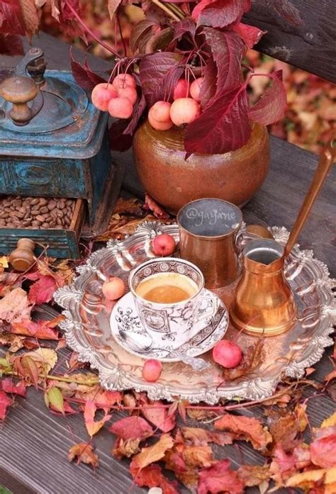 Pin by Лёля Galustyan on Осінь | Raindrops and roses, Tea art, Autumn tea