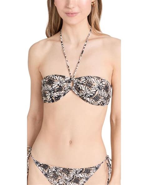Xirena Audri Bikini Top Tobacco Peta In Black Lyst