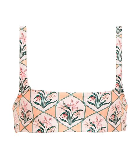 Agua By Agua Bendita Havana Printed Bikini Top Agua By Agua Bendita