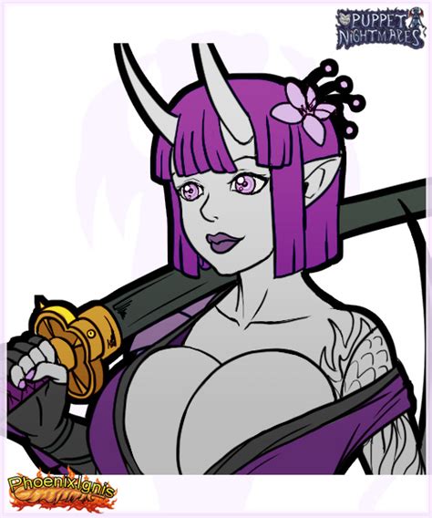 Nodachi Oni Portrait Game Sprite By Phoenixignis Hentai Foundry
