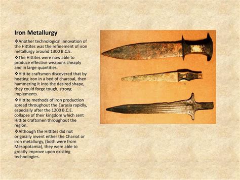 hittites iron weapons