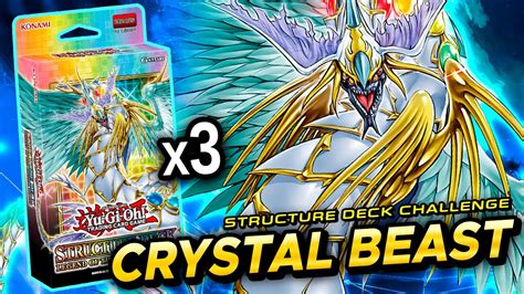 CRYSTAL BEAST Deck 33 Structure Deck Legend Of The Crystal Beasts X3