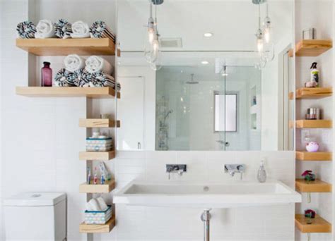 Полки для ванной комнаты: виды и фото - Ремонт и дизайн