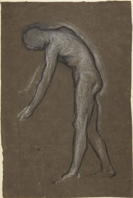 Standing Nude Reaching Toward Ground Princeton University Art Museum