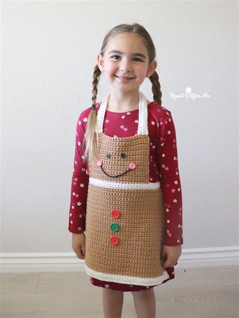 Crochet Gingerbread Apron Mommy Crochet