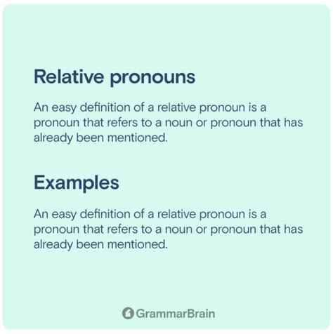 What are Relative Pronouns? (Examples, Definition, Rules) | GrammarBrain