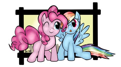 541978 Safe Artist Nosuchparadise Pinkie Pie Rainbow Dash G4 Female Lesbian Ship