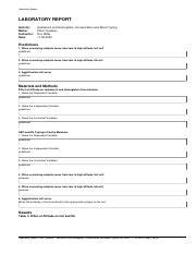 Pp Lab Report Blood F Pdf Laboratory Report LABORATORY REPORT