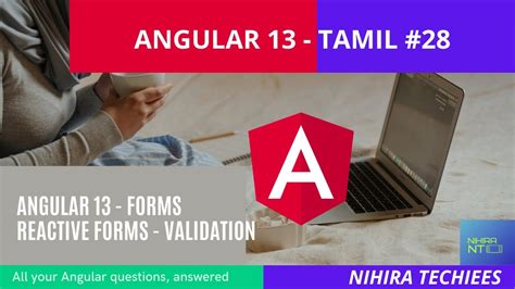 Angular 13 Tutorial In Tamil Part28 Angular Reactive Form Complete