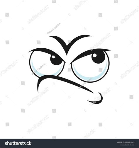 Grumpy Face Over 9369 Royalty Free Licensable Stock Illustrations