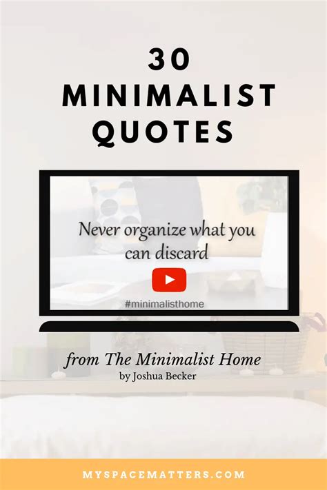 30 Minimalist Quotes from The Minimalist Home