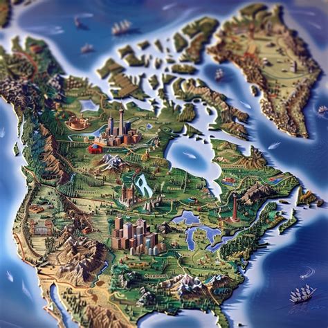 um mapa  mundo mostrando  mapa da cidade foto premium