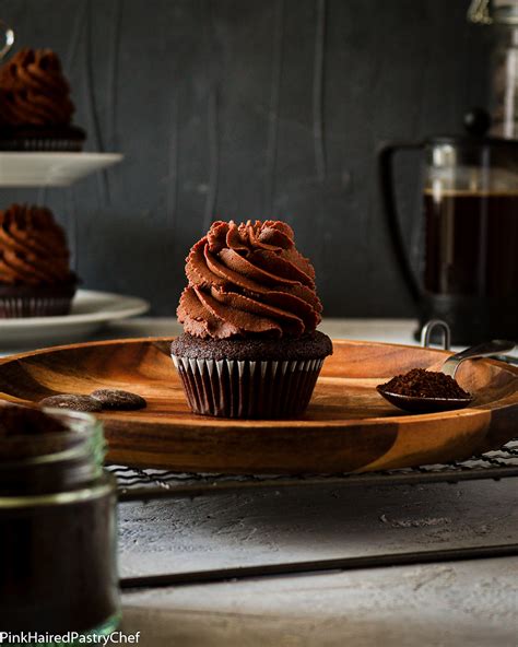 Coffee Dark Chocolate Whipped Ganache Recipe - Pink Haired Pastry Chef