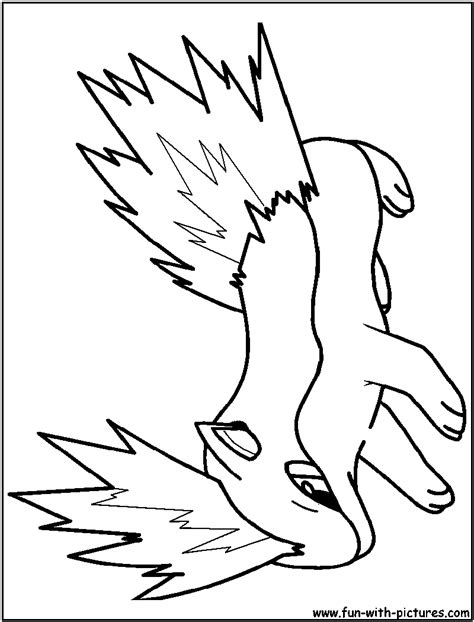 Quilava Coloring Page