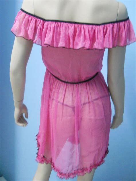 Fashion Care U Fc U L Pink Fashion Sexy Babydoll Lingerie Sleepwear