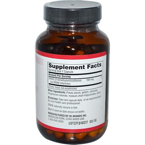 Twinlab, DMAE Caps, 100 Capsules - iHerb.com