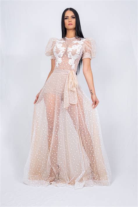 Body Luana Nude Atelier Fernanda Baião Alta Costura