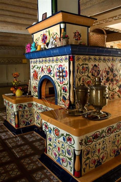 Русская печь. | Home decor kitchen, Hacienda style kitchen, Outdoor kitchen