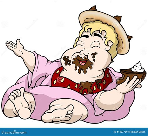 Fat King Stock Vector Image Of Sweetness Character 41407759