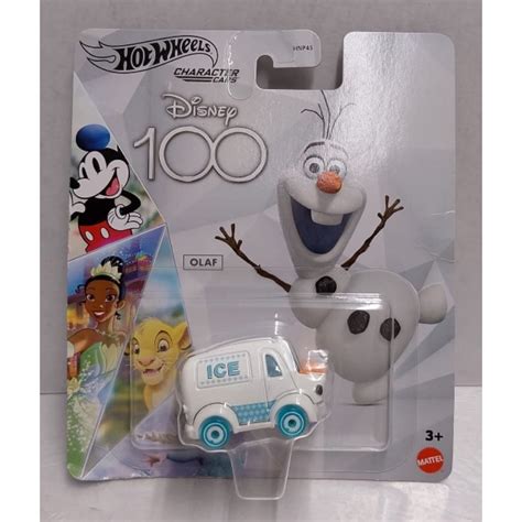 Hot Wheels Character Cars Disney 100 Olaf Shopee Philippines
