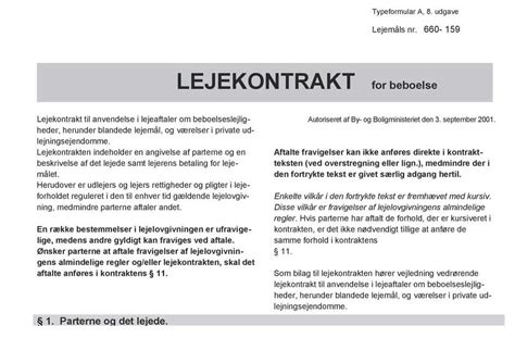 typeformular A 10 udgave - CLEMENS