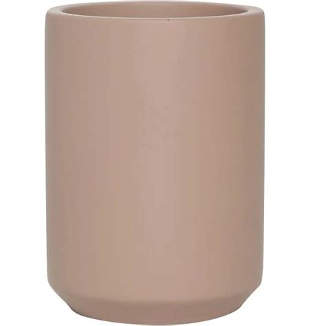 Copo Porta Escova Em Cimento Nude MART Starhouse Mega Store