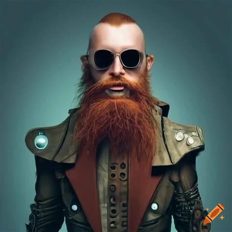Picture Of A Stylish Man In Futuristic Steampunk Attire On Craiyon