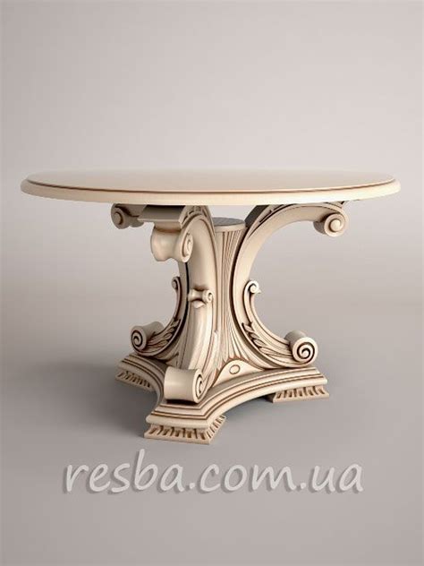 Небольшой изящный резной журнальный столик. Очень красиво смотрится в ...