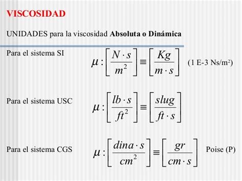 Viscosidade Cinematica E Dinamica - Viscosidad cinematica y dinamica formulas - kotioffer