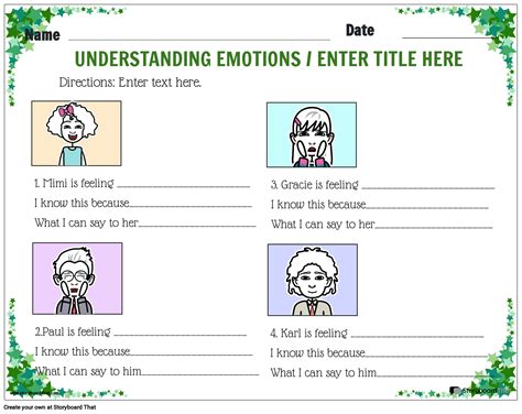Non Verbal Communication Storyboard By Templates