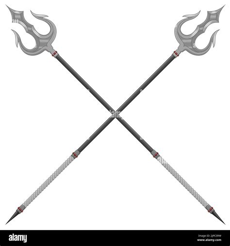 Poseidons Trident Vector Design Trident Weapon Used By Roman