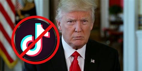 President Trump Says Tiktok Ban In Us Could Happen On August 1