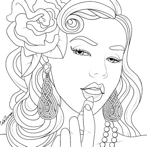 Dibujos De Maquillaje Para Colorear 90 Páginas Para Colorear