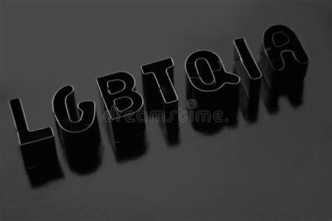 LGBTQIA Text Banner LGBTQIA Typography With LGBT Gay Pride LGBTQIA