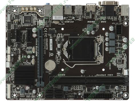 Материнская плата GIGABYTE "GA-H110M-S2H" - купить Материнские платы в ...
