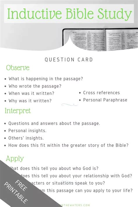 Inductive Bible Study Guide Artofit