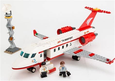 City Airplane Passenger Jet Plane Lego City Airport Compatible Building Toy