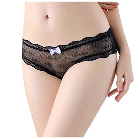 Donna Sexy Trasparente Pizzo Mutande Perizomi Donna Pizzo Lingerie Con String Perizoma Pizzi