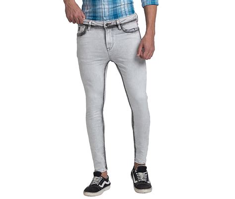 Buy Grey Solid Ankle Fit Jeans For Men Online At Killer Jeans 509014