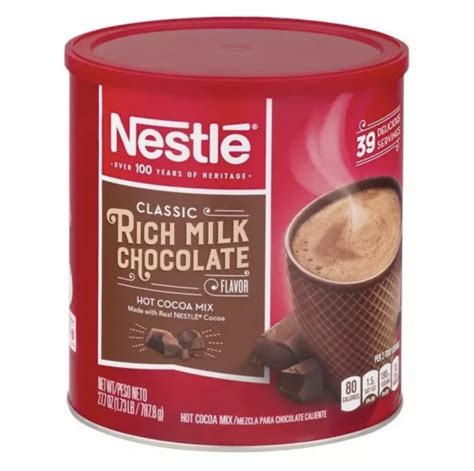 Nestle Classic Rich Milk Chocolate Hot Cocoa Mix G Switzerland Lazada Ph