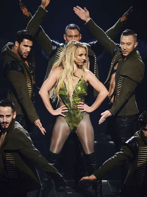 Britney Spears Sizzles In Plunging Bodysuit As She Brings Her Vegas