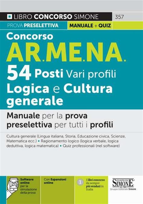 Concorso AR ME NA 54 Posti Vari Profili Logica E Cultura Generale