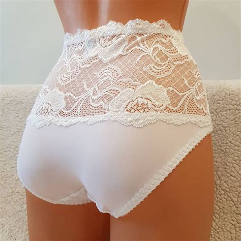 Lace High Waist Lingerie Plus Size Panties Handmade Panties Lingerie Cross Dressing Bbw Woman