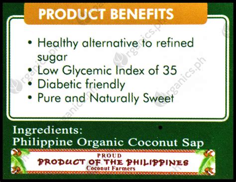 Greenlife Organic Coconut Sugar 1kg Organicsph