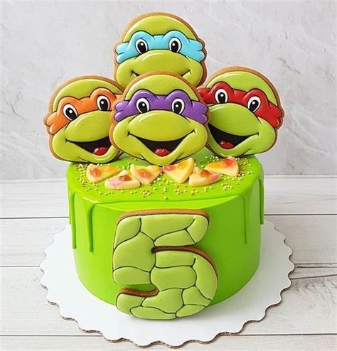 Pin De Pintyo En Torta K L Nlegess Gek Pasteles De Tortugas Ninja