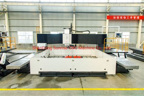 CNC High Speed Gantry Moving Drilling Milling And Tapping Machine For