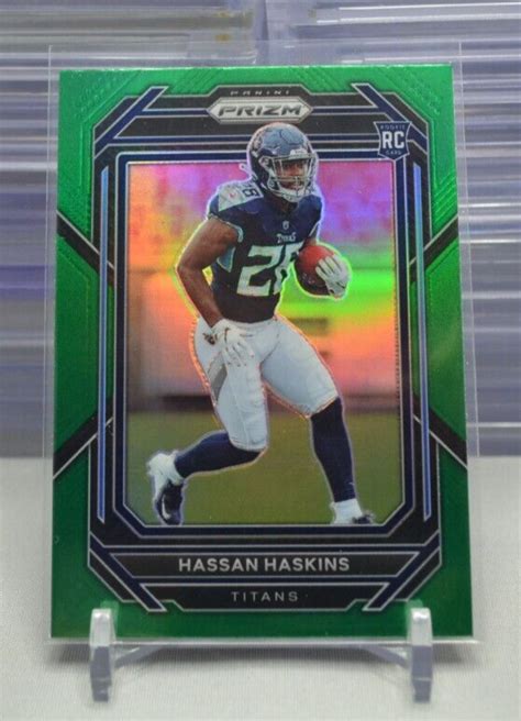 Hassan Haskins 2022 Panini Green Prizm 326 Rookie RC 4 D EBay