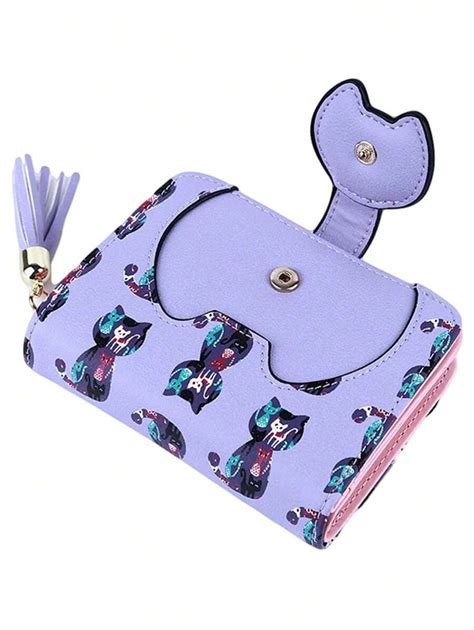 Cartera De Mujer Elegante Monedero De Piel Sint Tica Peque O Bolso De