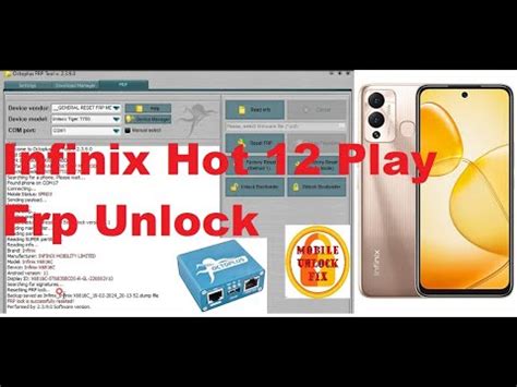 Infinix Hot Play Frp Unlock Octoplus Frp Tool By Mobile Unlock Fix Youtube